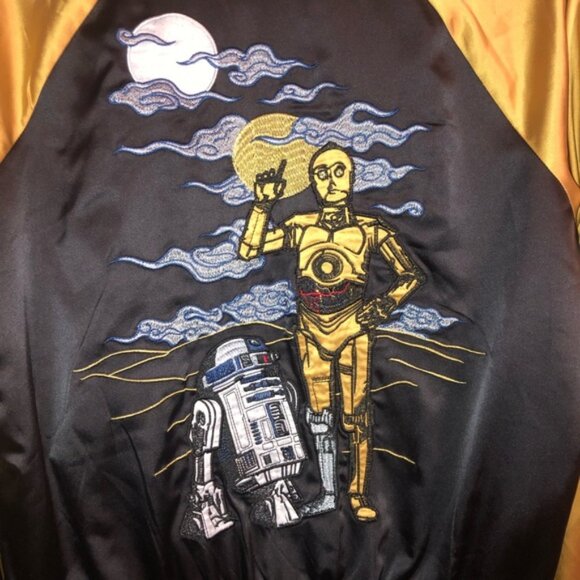 Star Wars C-3PO Satin Souvenir Jacket - Picture 7 of 9